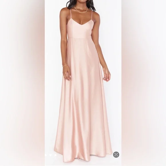 green emerald velvet dress Draped Metallic Foil Long Dress In Rose Gold